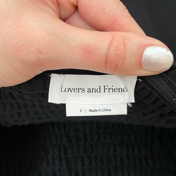 Lovers and Friends Black Smocked Shorts - Picture 5 of 7